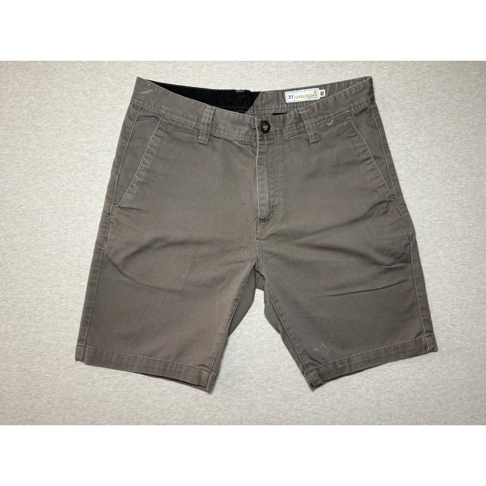 Volcom Men's Brown Board Shorts Size 31